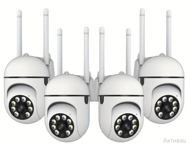 Набор камеры поворотные беспроводные Wi-Fi 2MP 1080P 4 шт. (28840290) Набор камеры поворотные беспроводные Wi-Fi 2MP 1080P 4 шт. (28840290)