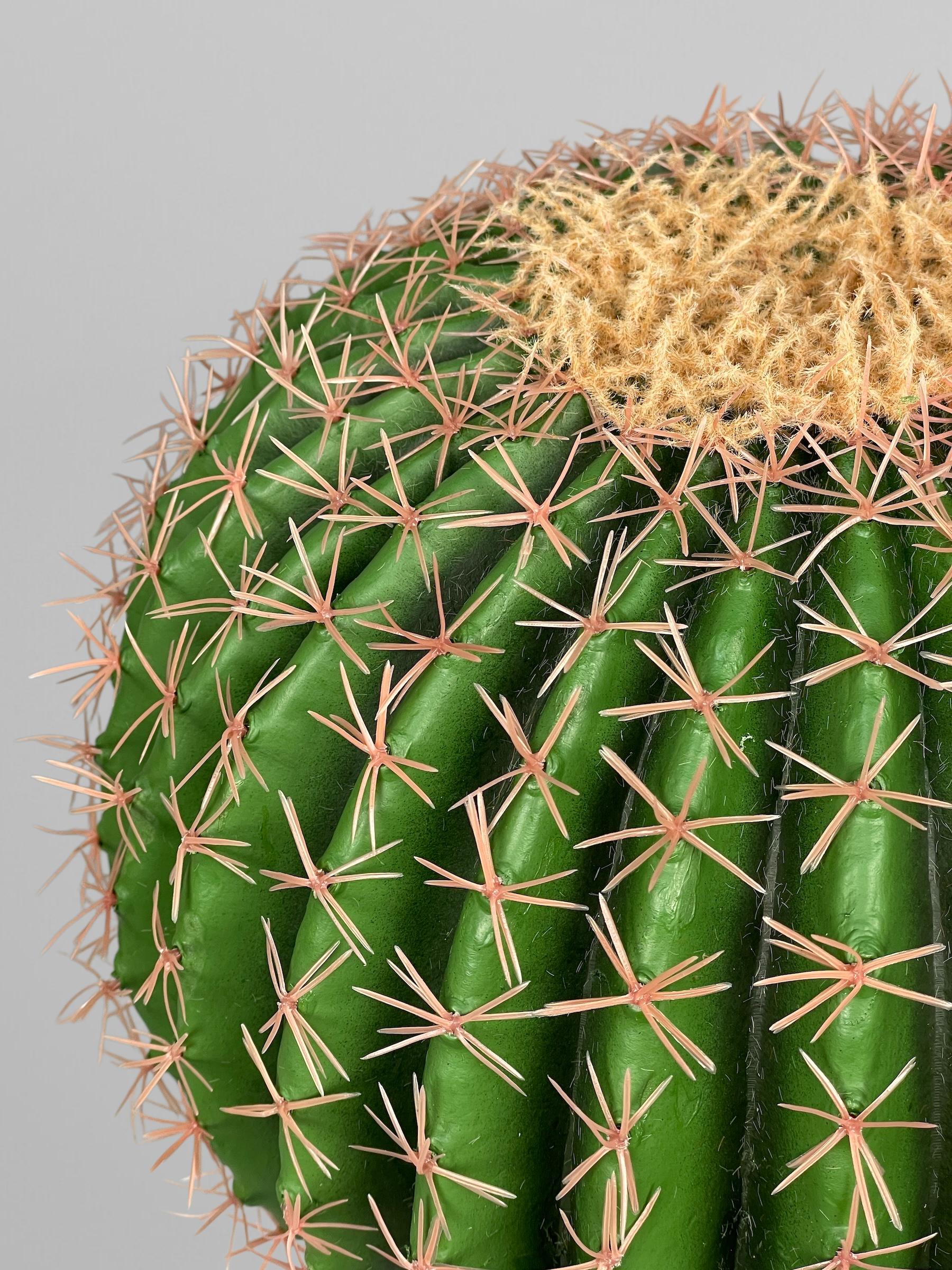 Искусственный кактус круглый без горшка 29 см Зеленый (Р06005) - фото 4 Искусственный кактус круглый без горшка 29 см Зеленый (Р06005) - фото 4