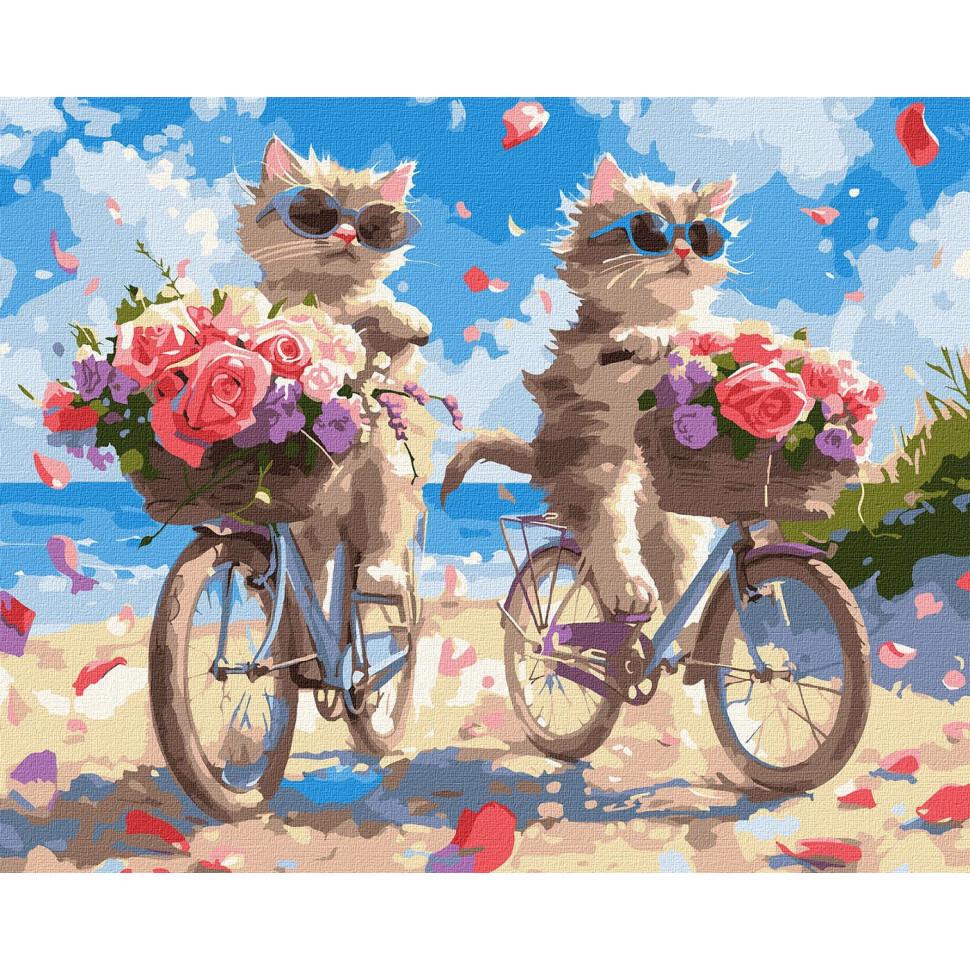 Картина за номерами Ideyka Літній велопробіг KHO6634 40x50 см (RLT46713)