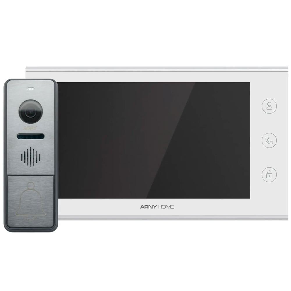 Видеодомофон WIFI ARNY AVD-7342A 1 Мп White/Graphite (AVD-731A Wi-Fi/AVP-NG420)