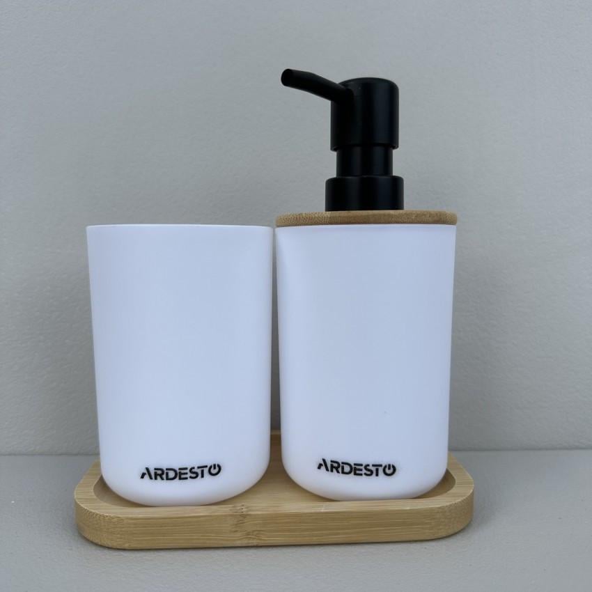 Набор для ванной комнаты Ardesto Minimalism ARHB3110WB 3 пр. Белый (2697826239)