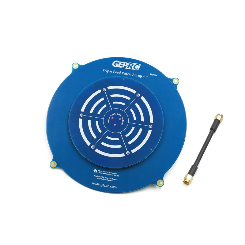 Патч-антена GEPRC Triple Feed Patch Array 5,8 GHz 14dBi SMA (38858)