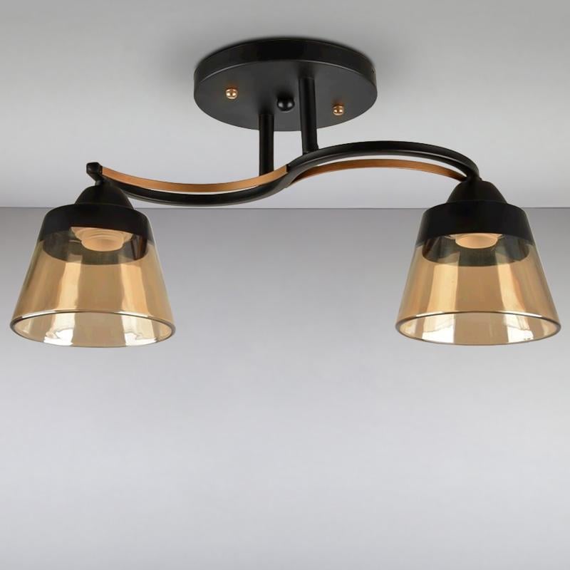 Люстра потолочная Light House SH-15701/2 BK на две лампы Черный