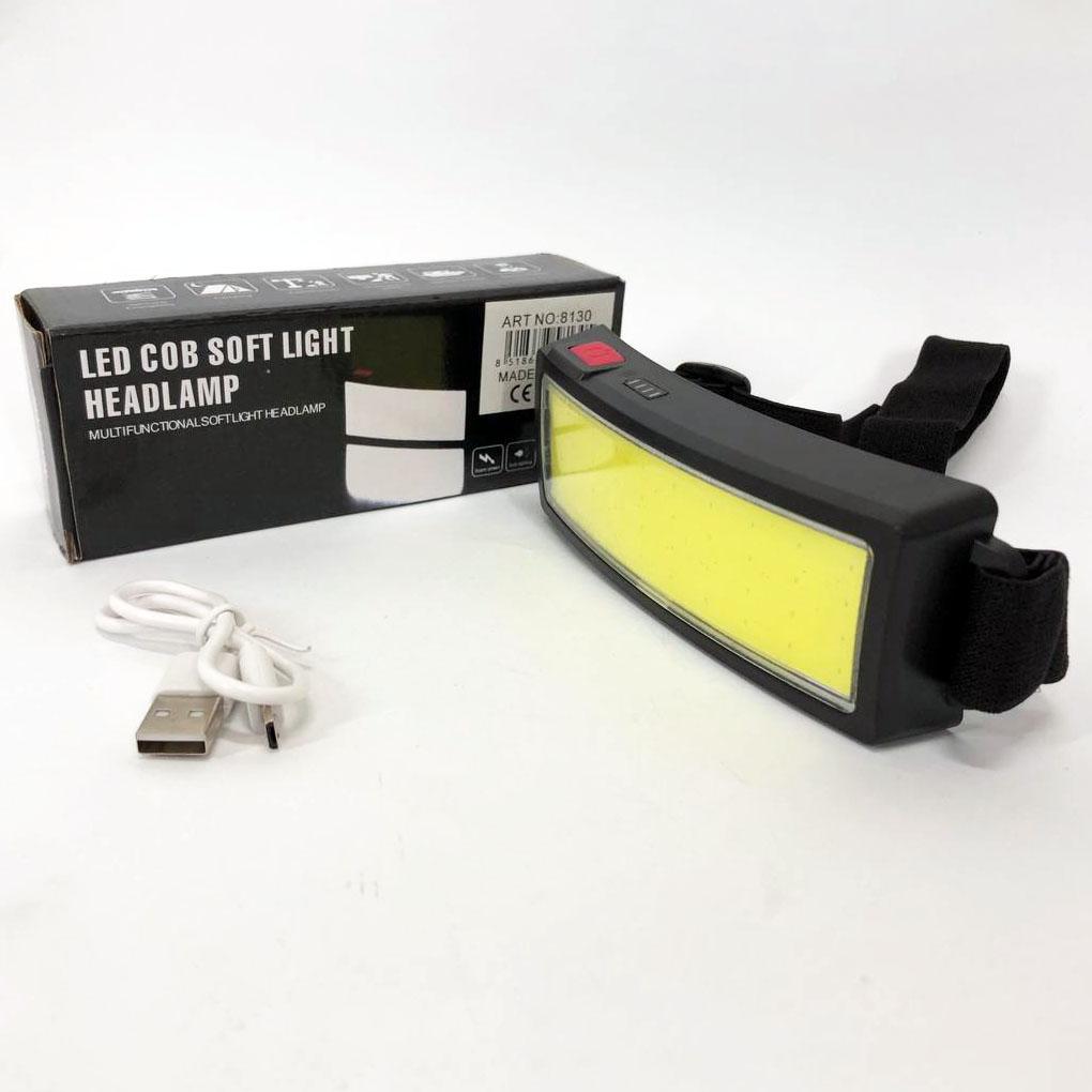 Фонарь налобный для СТО Bailong BL-F007-COB 3 режима водостойкий от USB (ws87325)