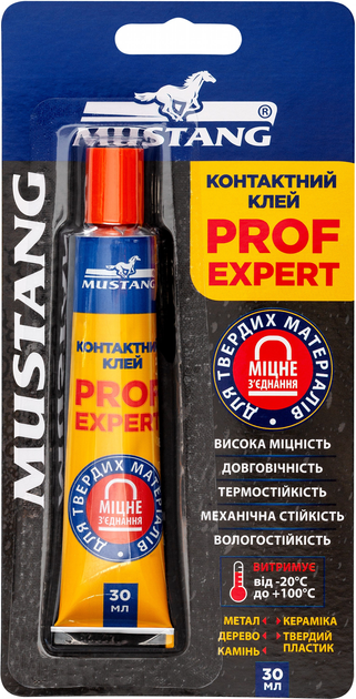 Клей контактний Mustang Prof Expert MG16 30 мл Прозорий (983)