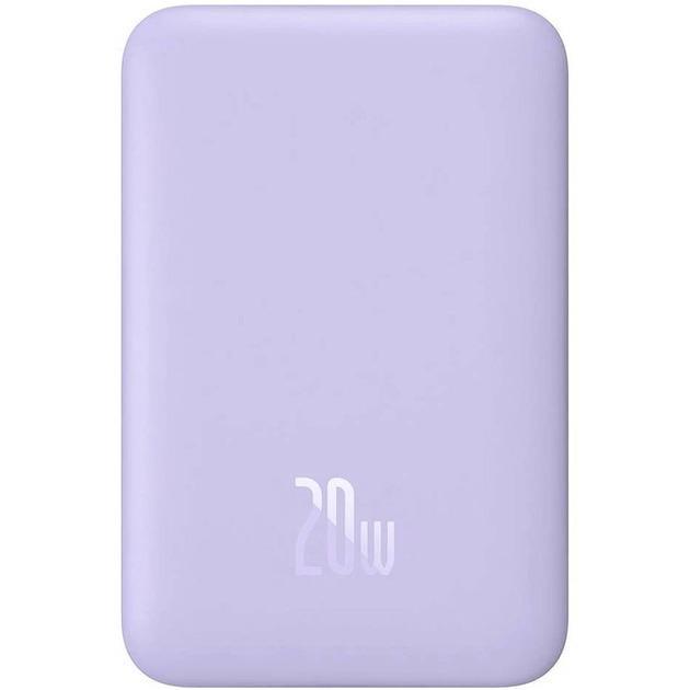Повербанк Baseus Magnetic Mini Air 20W 10000 мАч Сиреневый (608836)