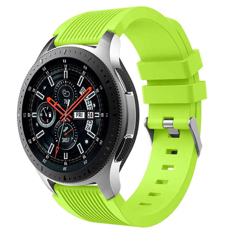 Силиконовый ремешок Watchbands Galaxy для Samsung Galaxy Watch 46 мм Зеленый (WB001GALAXYGREEN46) - фото 2