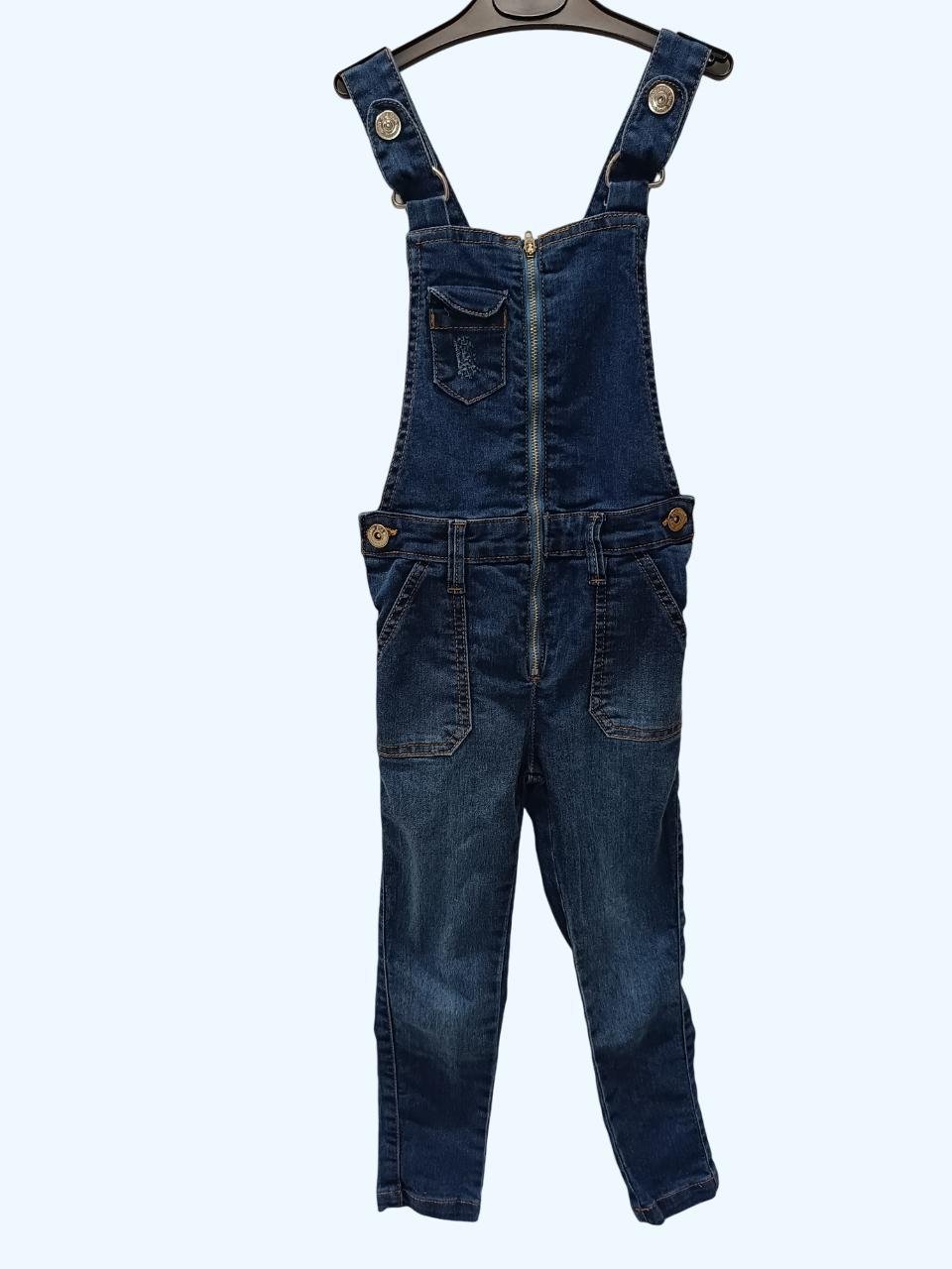 Напівкомбінезон джинсовий для дівчинки Minoti 104 см Синій (0143) Напівкомбінезон джинсовий для дівчинки Minoti 104 см Синій (0143)