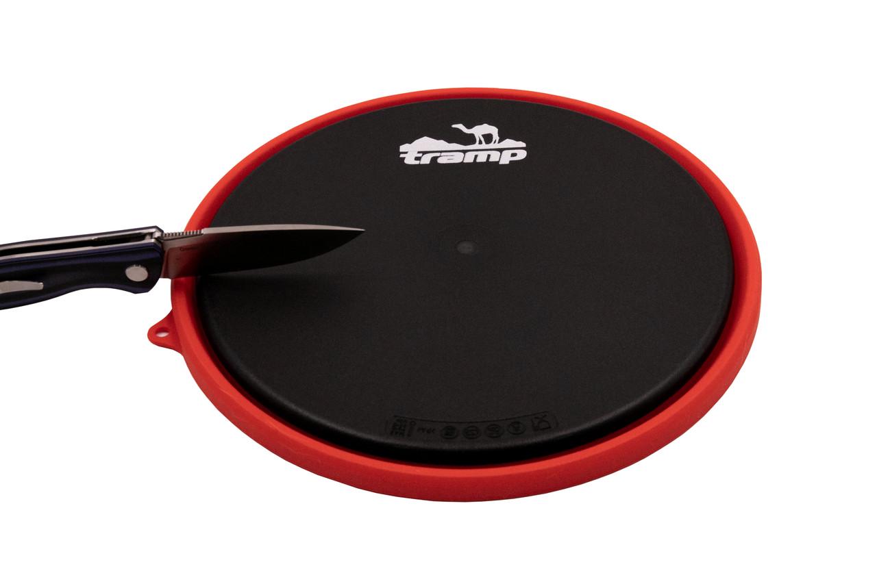 Тарелка Tramp плоская силиконовая с пластиковым дном 1070 мл Terracota (TRC-124-terracota) - фото 4 Тарелка Tramp плоская силиконовая с пластиковым дном 1070 мл Terracota (TRC-124-terracota) - фото 4