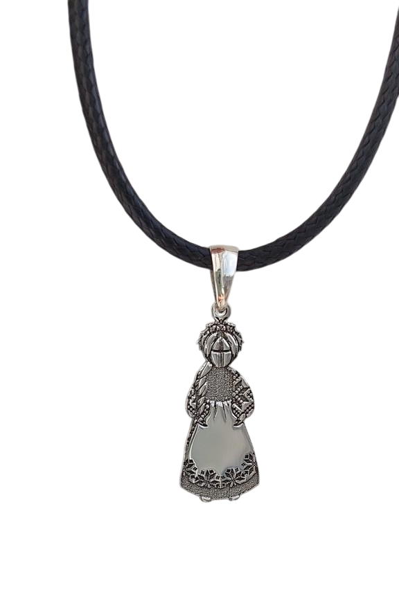 Кулон оберіг срібло лялька Мотанка в вишиванці 925 проби (2554492976)