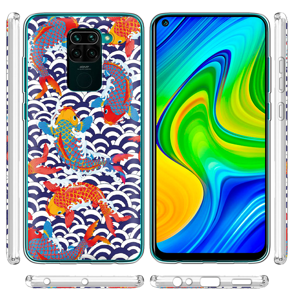 Чохол Boxface Xiaomi Redmi Note 9 Koi Fish Прозорий силікон (39801-up2477-39801) - фото 3