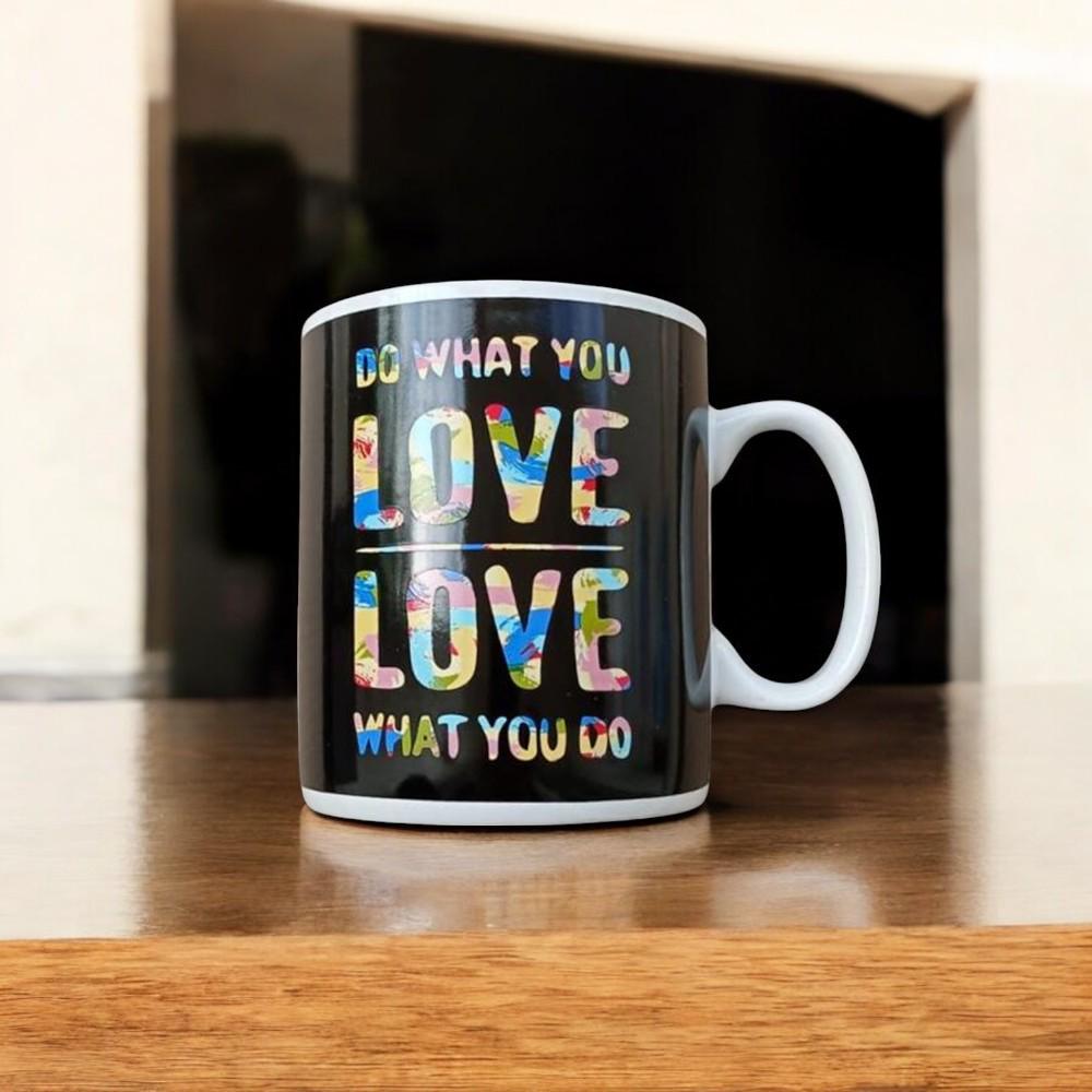 Кружка керамическая "Do what you love" 1 л Черный - фото 8 Кружка керамическая "Do what you love" 1 л Черный - фото 8