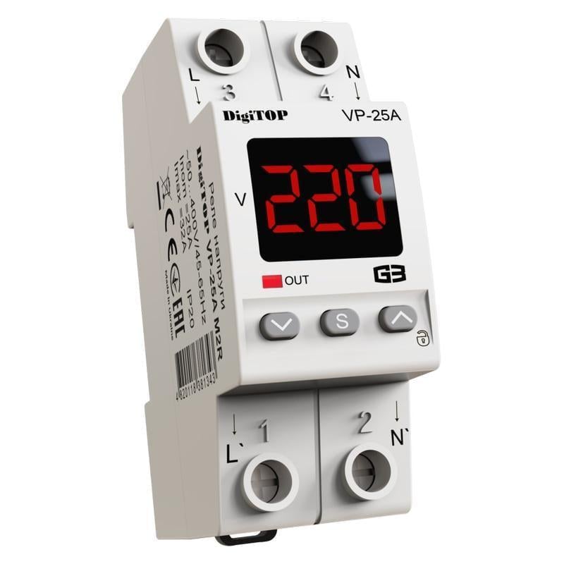 Реле напряжения DigiTOP VP-25A M2R (23801417)