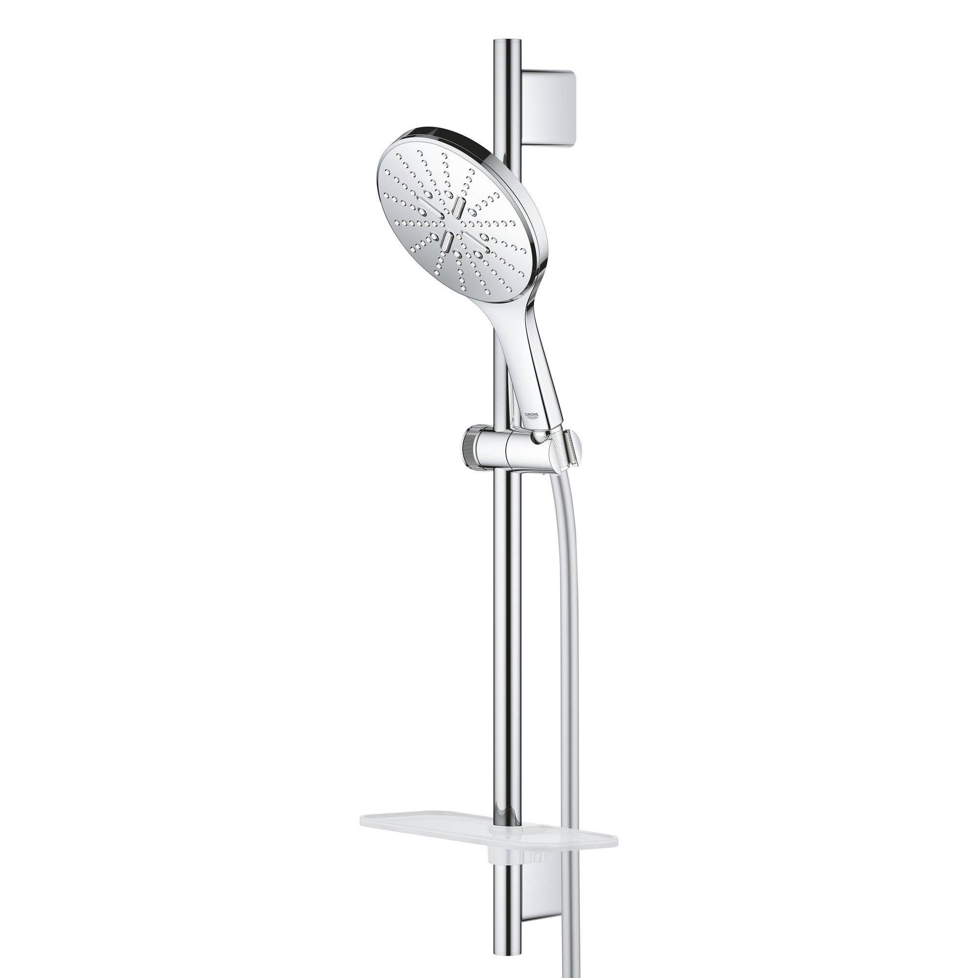 Душевой комплект Grohe Rainshower Smartactive 26591000 со штангой Хром (97090) - фото 11