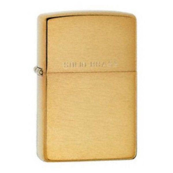 Зажигалка ZIPPO BR Fin Solid Brass 204