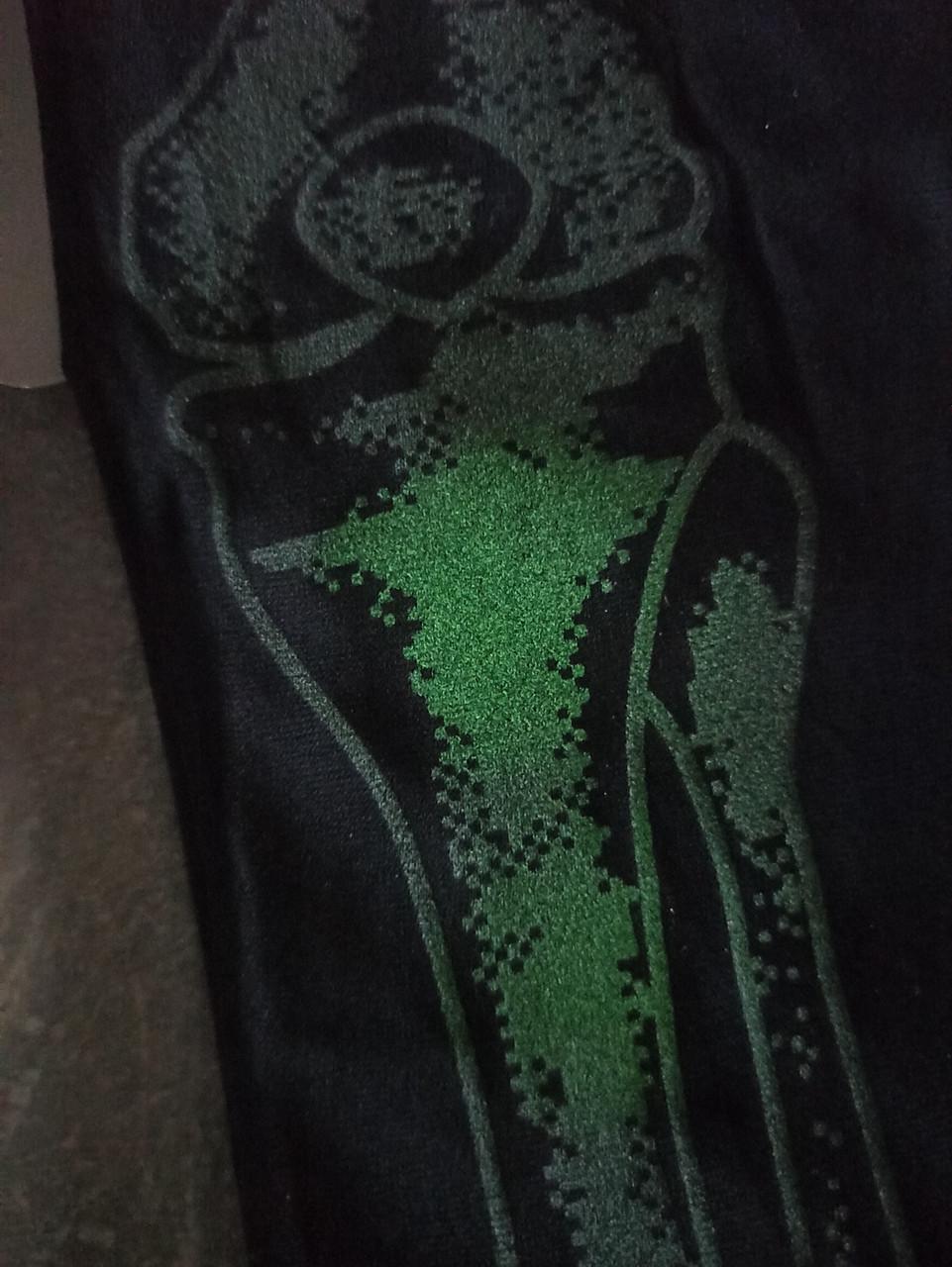 Женские колготки Скелетик на Хэллоуин принт светящийся в темноте 40 den M р. 42-44 Черный (L0557) - фото 3 Женские колготки Скелетик на Хэллоуин принт светящийся в темноте 40 den M р. 42-44 Черный (L0557) - фото 3