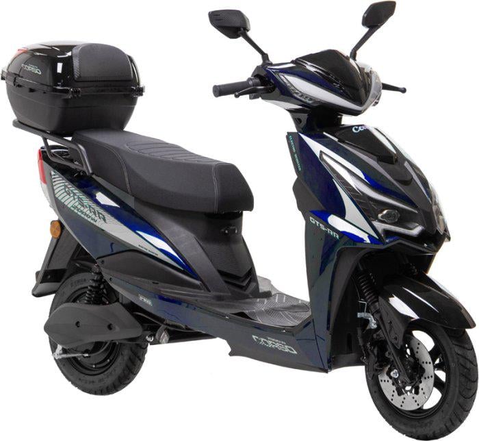 Электроскутер двухместный Corso GTS-RR 2000W 72V/30Ah Синий