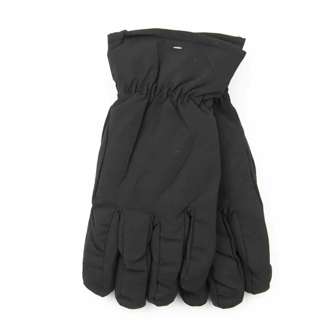 Перчатки мужские болоневые на резинке с флисовой подкладкой XXL Черный (23-16-14)