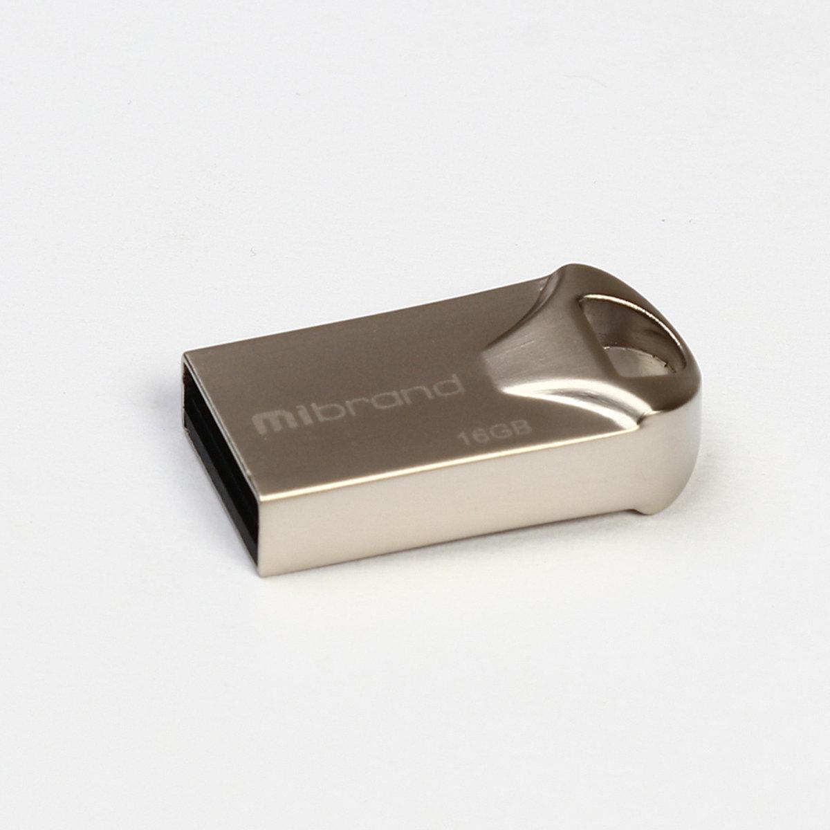 Флеш память Flash Mibrand Usb 2.0 Hawk 16 Gb Silver