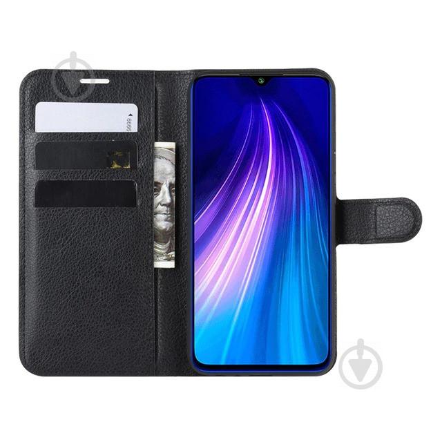 Чохол-книжка Litchie Wallet для Xiaomi Redmi Note 8 Black (hub_iLGS66650) - фото 4