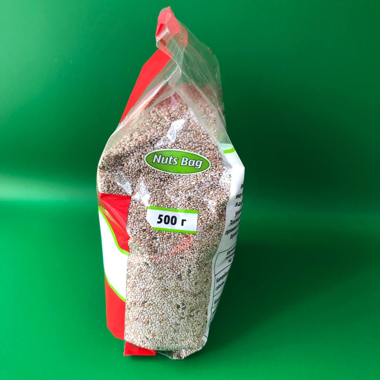 Чіа насіння Nuts Bag світле натуральне 500 г (Chia-w-NB-500) - фото 9