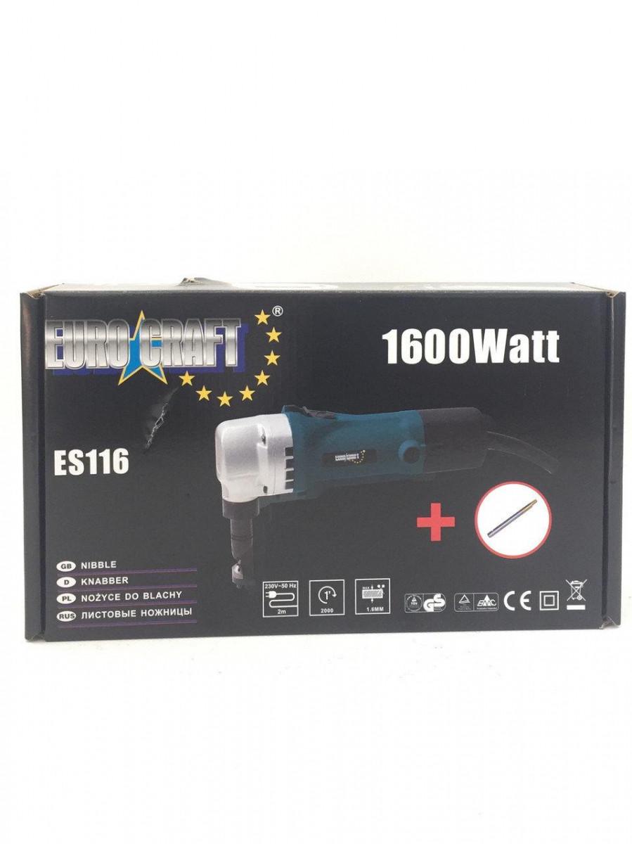 Ножиці електричні для листового металу Euro Craft ES116 2415718395 1600 Вт 220 В різання до 2,5 мм - фото 5 Ножиці електричні для листового металу Euro Craft ES116 2415718395 1600 Вт 220 В різання до 2,5 мм - фото 5