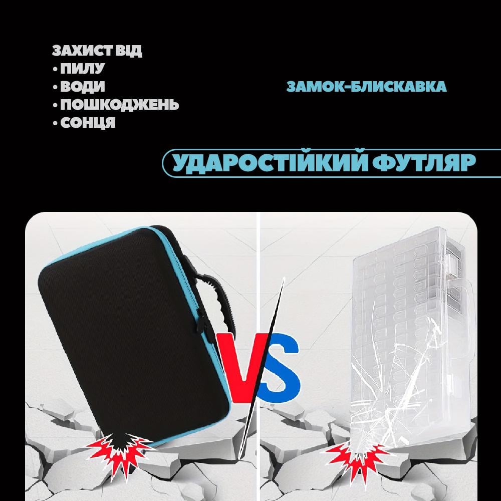Органайзер для насіння маркуванням та аксесуарами 30 баночок (ORGNSN-BLK-0778) - фото 4