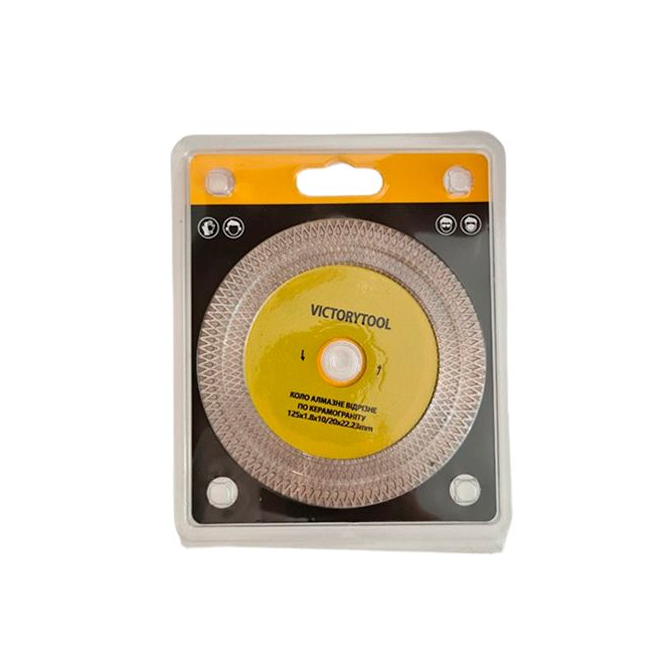 Диск алмазный Victorytool для плитки 125 мм 125х1,8х22,23 см - фото 2 Диск алмазный Victorytool для плитки 125 мм 125х1,8х22,23 см - фото 2