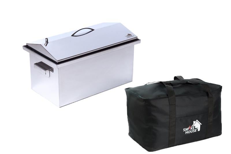 Коптильня горячего копчения Smoke House DeLuxe L с сумкой