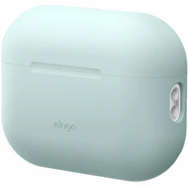 Чехол Elago Silicone Basic Case with Nylon Lanyard for Airpods Pro 2nd Gen Mint (EAPP2SC-BA+ROSTR-MT)