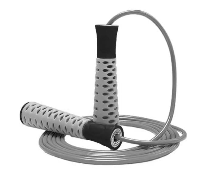 Скакалка PowerPlay 4206 Jump Rope PRO+ 2,75 м Серо-черный (PP_4206_Grey/Black)