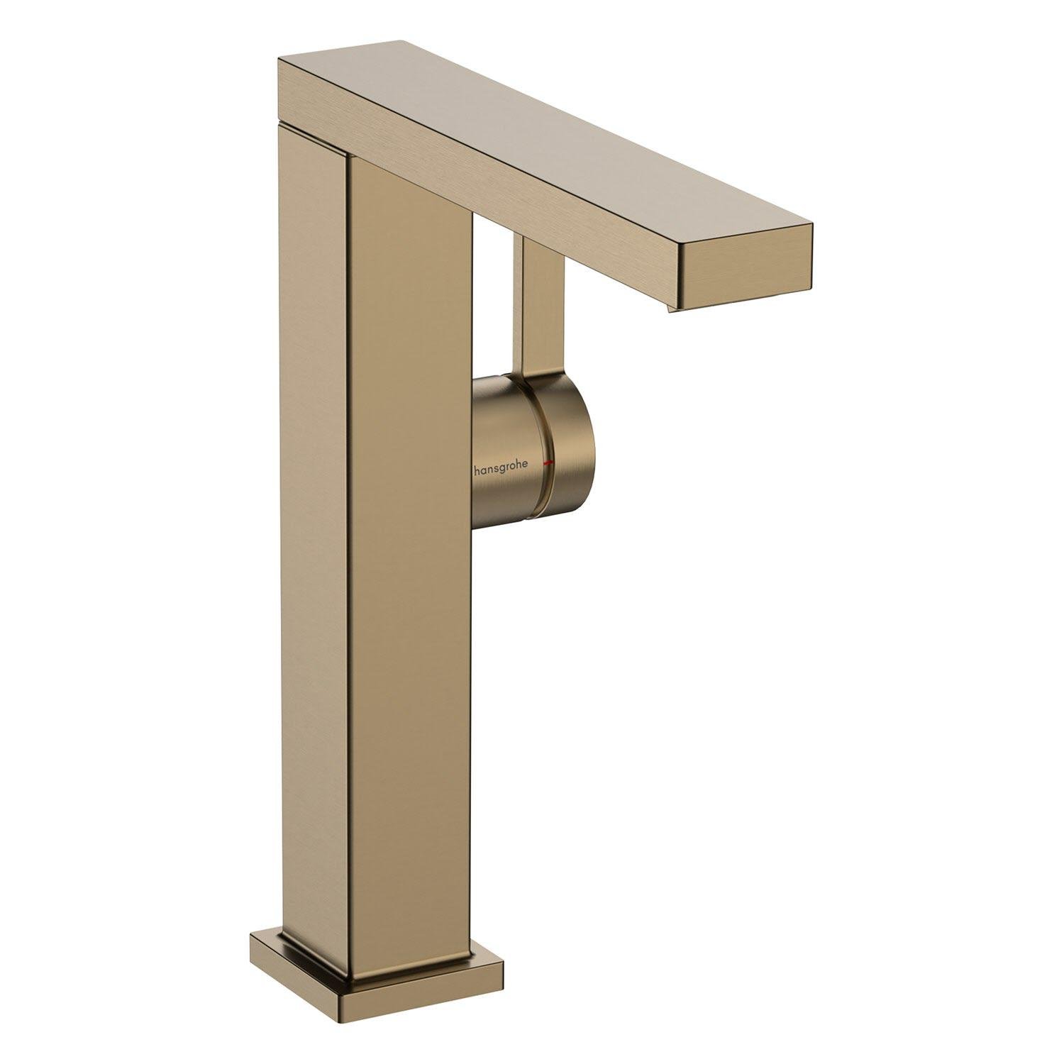 Смеситель для умывальника Hansgrohe Tecturis E EcoSmart+ 73060140 однорычажный Бронзовый (217501)
