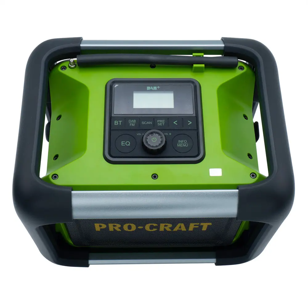 Радиоприемник аккумуляторный ProCraft PJS20 без аккумулятора и без зарядного устройства Bluetooth/AUX/FM 80 Вт - фото 7 Радиоприемник аккумуляторный ProCraft PJS20 без аккумулятора и без зарядного устройства Bluetooth/AUX/FM 80 Вт - фото 7