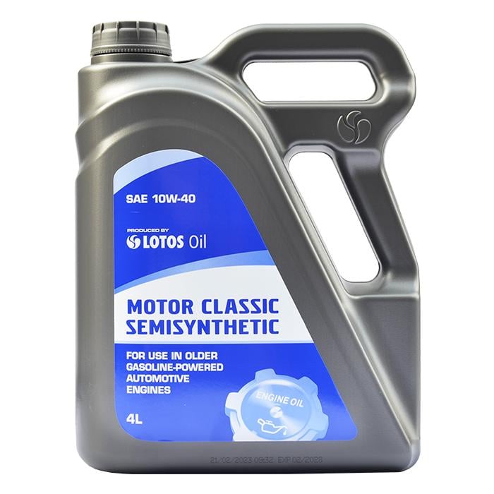 Моторная автомобильная смазка Lotos MOTOR CLASSIC SEMISYNTHETIC 10W-40 4 л (162025)