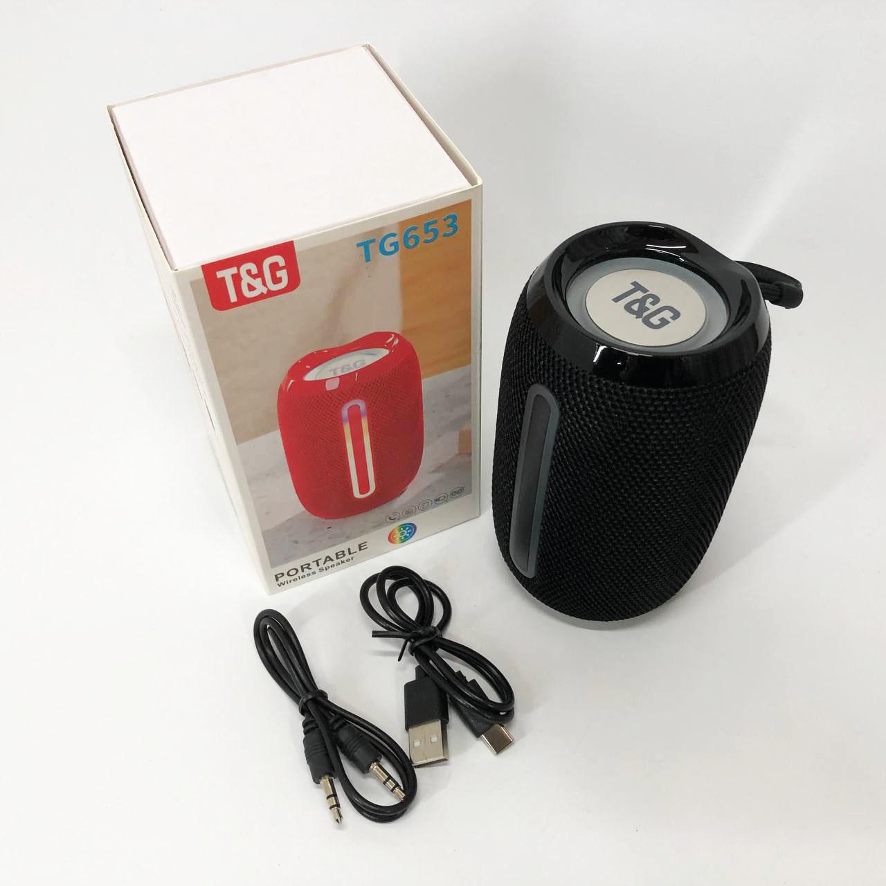 Колонка портативная USB с ремешком/аккумуляторная Черный (TG653) - фото 11 Колонка портативная USB с ремешком/аккумуляторная Черный (TG653) - фото 11