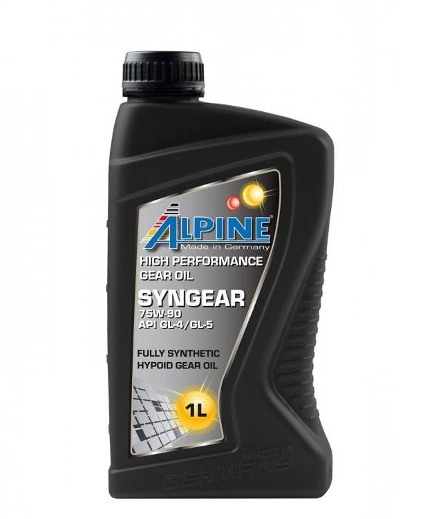 Трансмиссионное масло Alpine Syngear 75W-140 API GL-5 LS 1 л (24874)