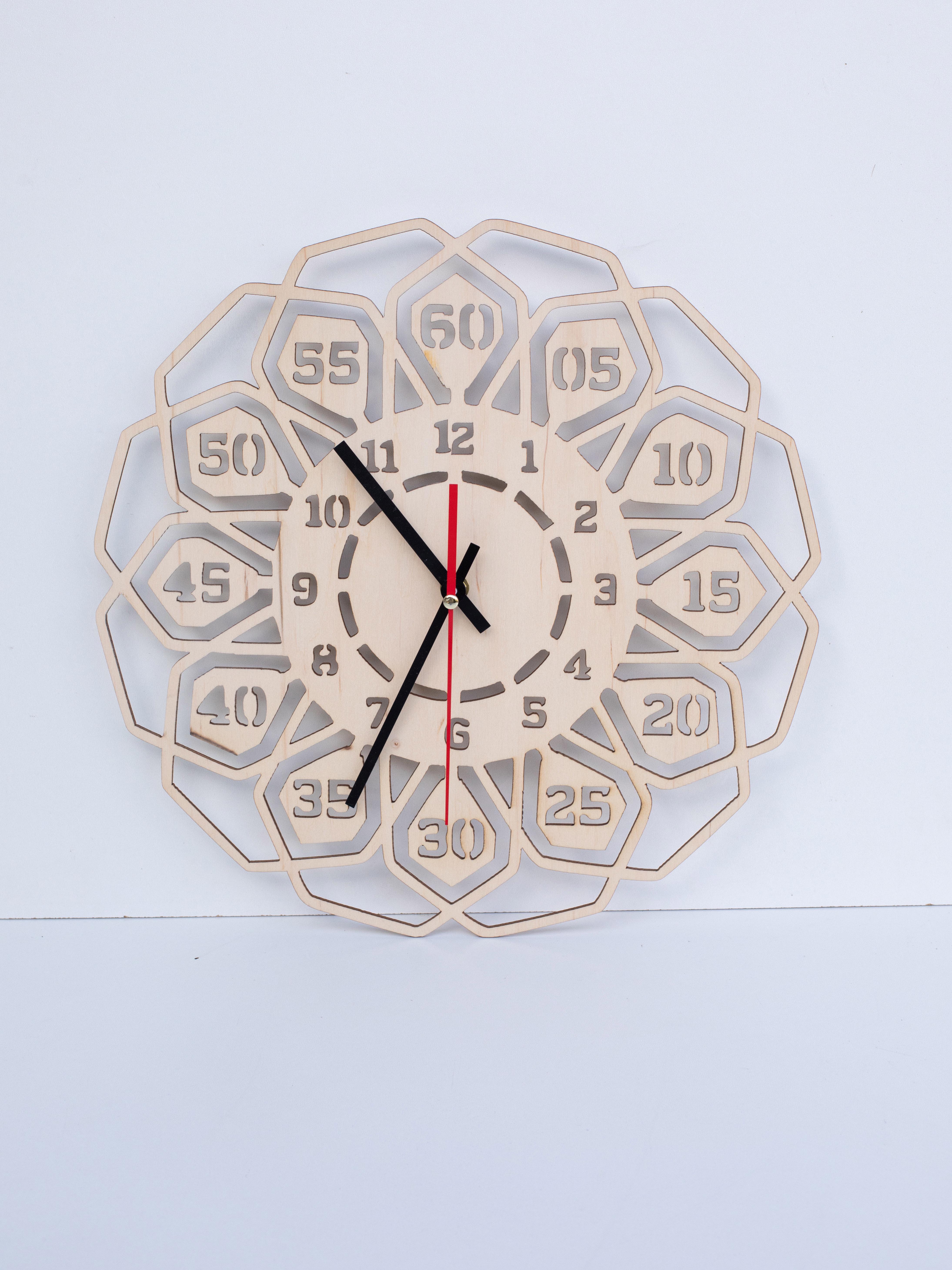 Часы настенные LASERBOX Цветок времени 300 мм (ЧН-12)