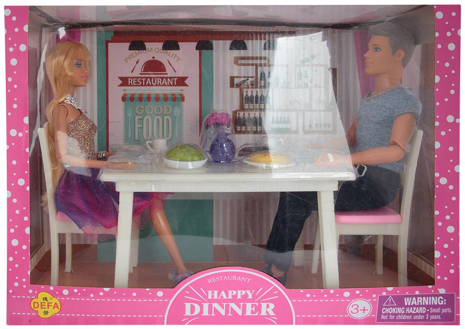 Набір ляльок Defa Сім'я лялька та кен з аксесуарами (8387)