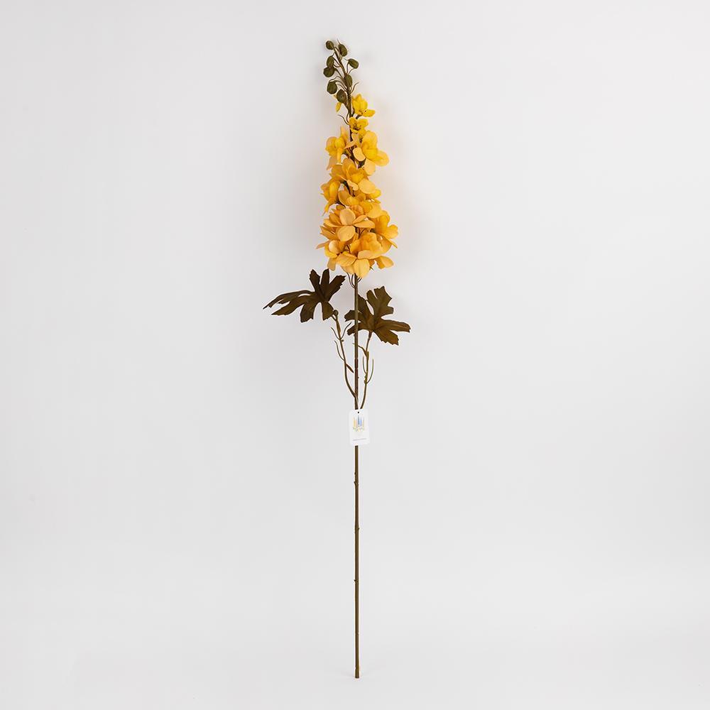 Дельфиниум искусственный 90 см 3 комплекта Желтый (2028-002/yellow)