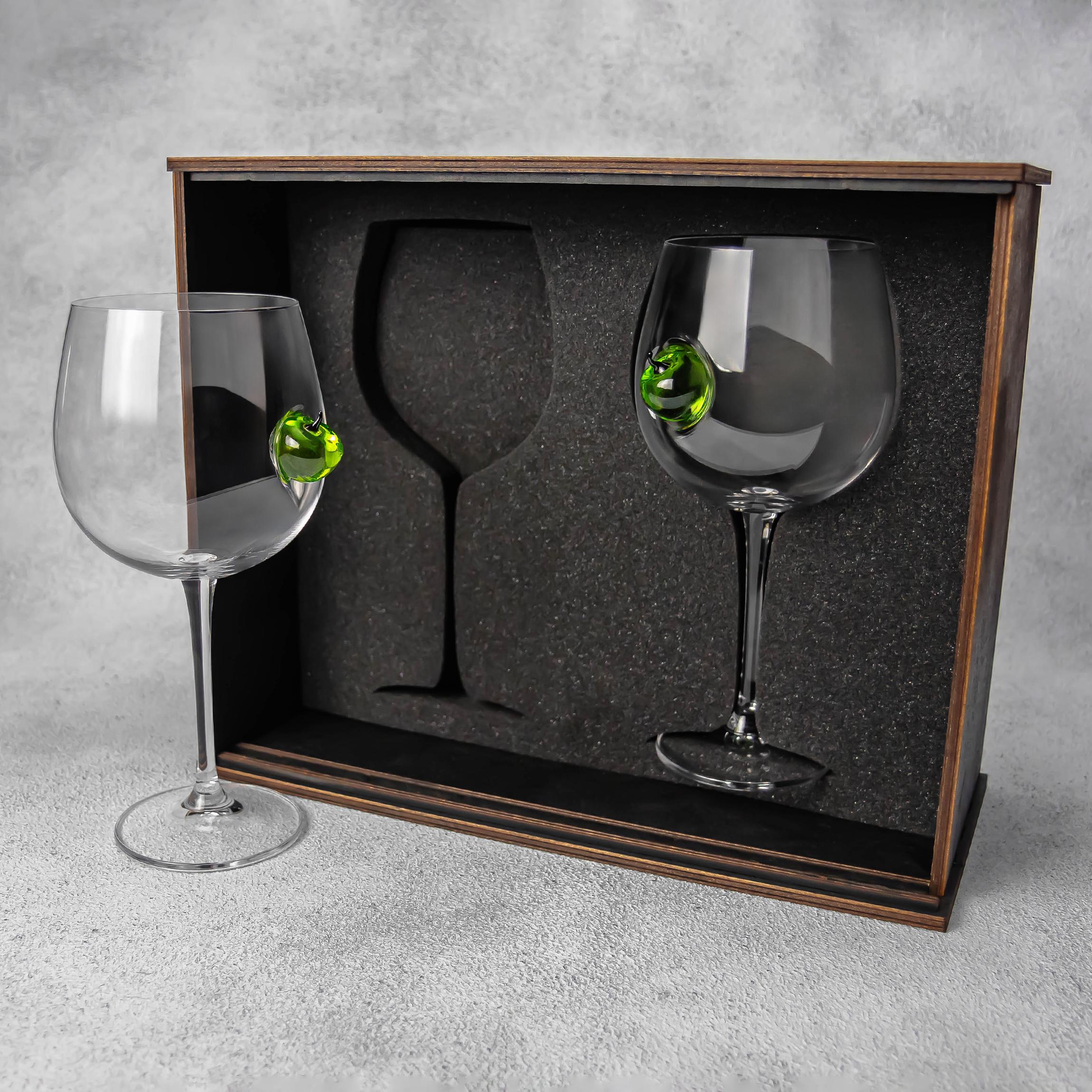 Бокалы коктейльные VSKLO с яблоком 670 мл 2 шт. (31548936)