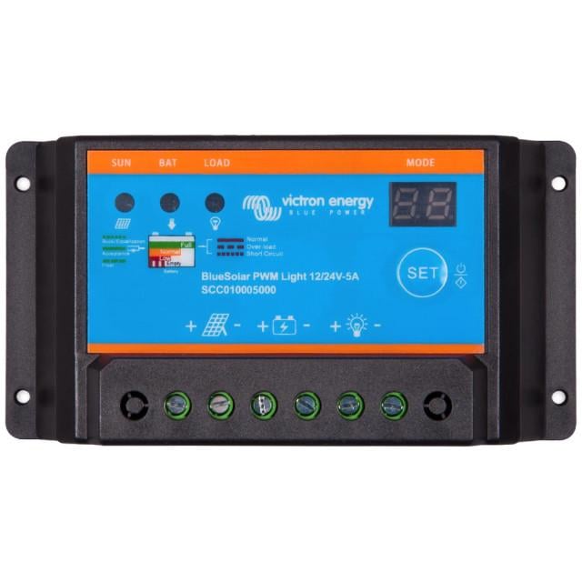 Контролер заряду Victron Energy BlueSolar PWM-Light Charge Controller 12/24-5 (2983440760)