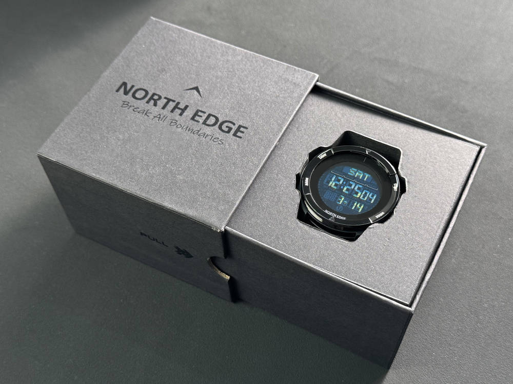 Часы водостойкие ударопрочные с компасом North Edge Alps 5 BAR Green - фото 6 Часы водостойкие ударопрочные с компасом North Edge Alps 5 BAR Green - фото 6