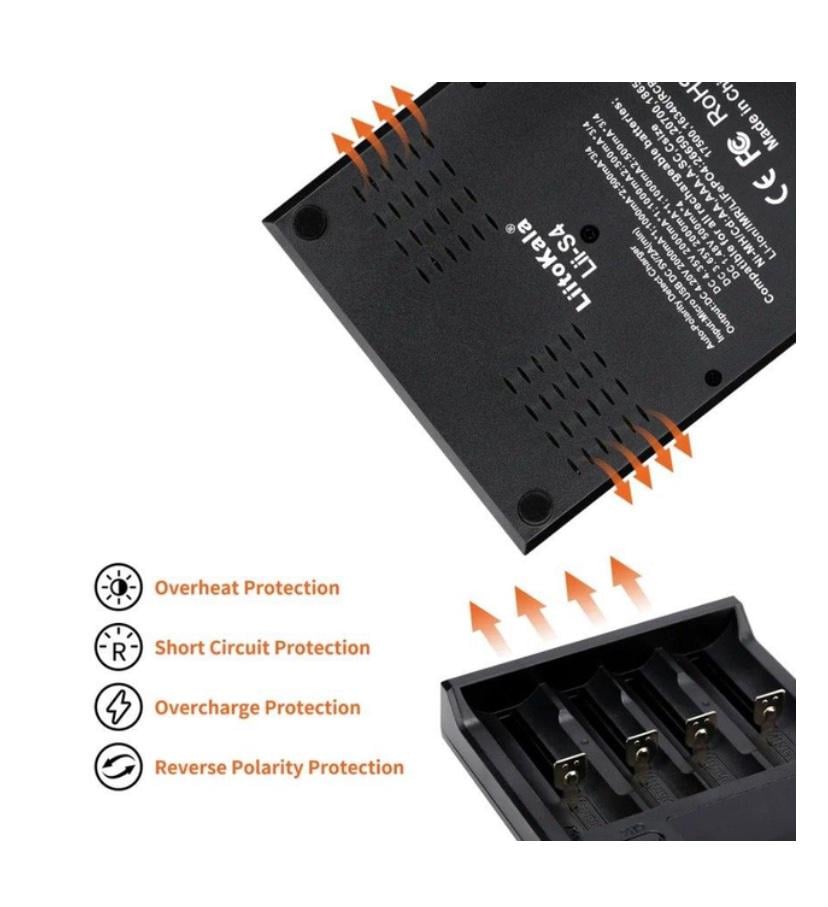 Зарядний пристрій універсальний LiitoKala Lii-S4 - фото 4