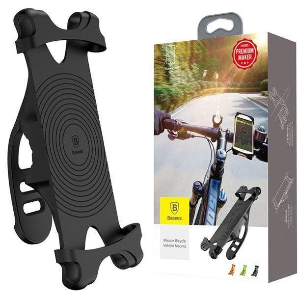 Автотримач для телефону Baseus Miracle bicycle vehicle mounts Black (06957) - фото 4