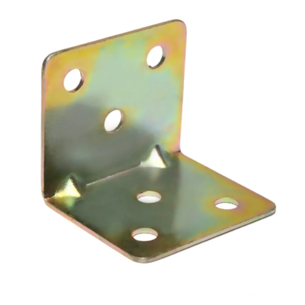 Кутник ХЗШП кріпильний оцинкований монтажний 35х35х40 мм (UK0731) Кутник ХЗШП кріпильний оцинкований монтажний 35х35х40 мм (UK0731)