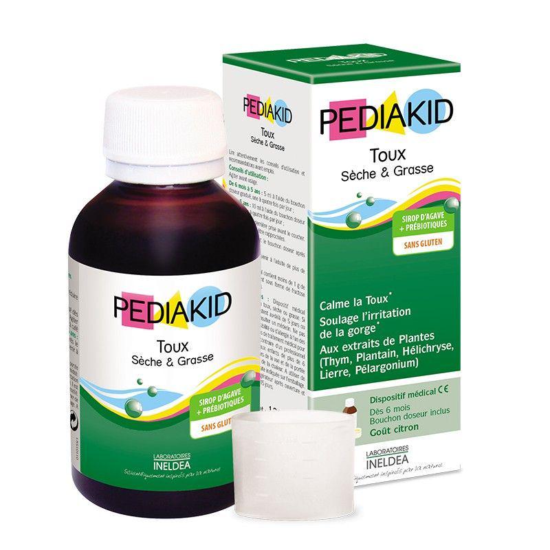 Противопростудное средство для детей Pediakid TOUX SECHE ET GRASSE 125 мл 25 порций Lemon