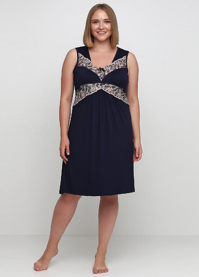 Ночная рубашка Cotpark 4XL темно-Синий (10334-B)