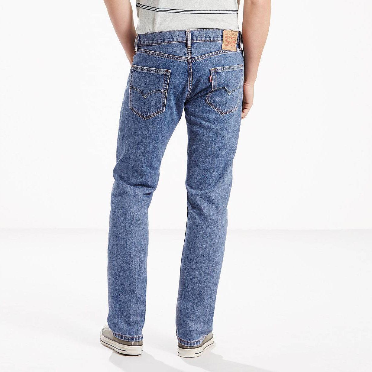 Джинси чоловічі Levi's 505 Medium Stonewash W31 L32 Світло-синій (005054891) - фото 2