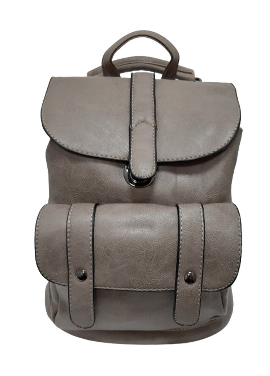 Рюкзак женский Molete 30х28х14 см Кофейный (9026-1)