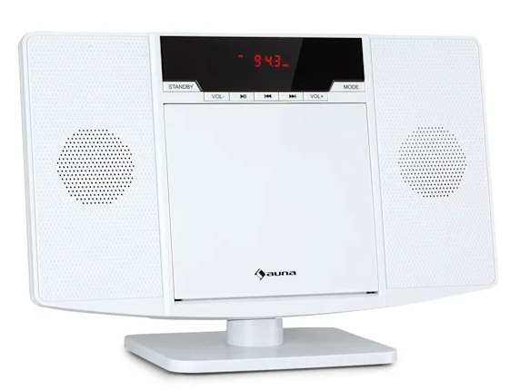 Стереосистема вертикальна Auna V14.2 CD/FM/BT/USB/AUX (10040079)